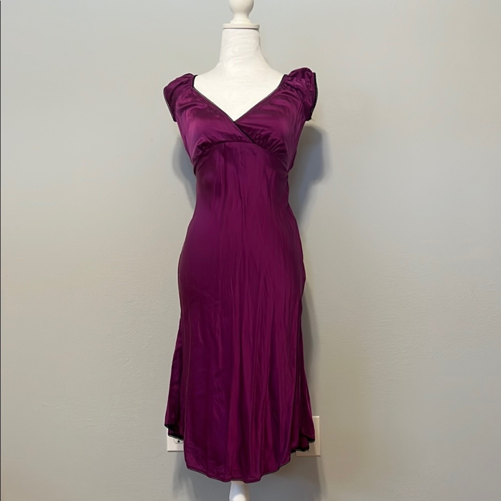 Elegant Purple Women's Dress